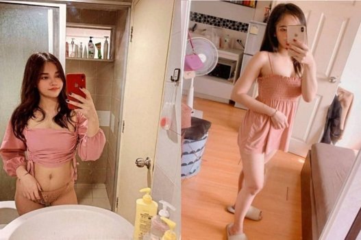 As meninas estão extremamente interessadas, selfie com travesseiros porque são muito desejados