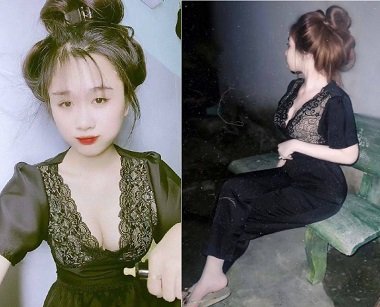 A menina ocidental tem muitas penas
