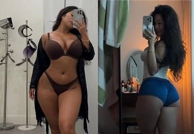 A bunda enorme está satisfeita com o Big Dick