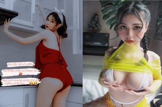 Nguyen Han NHI nasceu em 2002 com um busto completo e uma curva de bunda forte