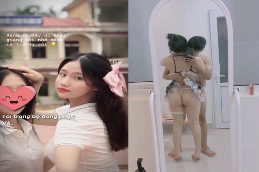 A aluna Lan Anh e seu namorado se satisfezem apelando